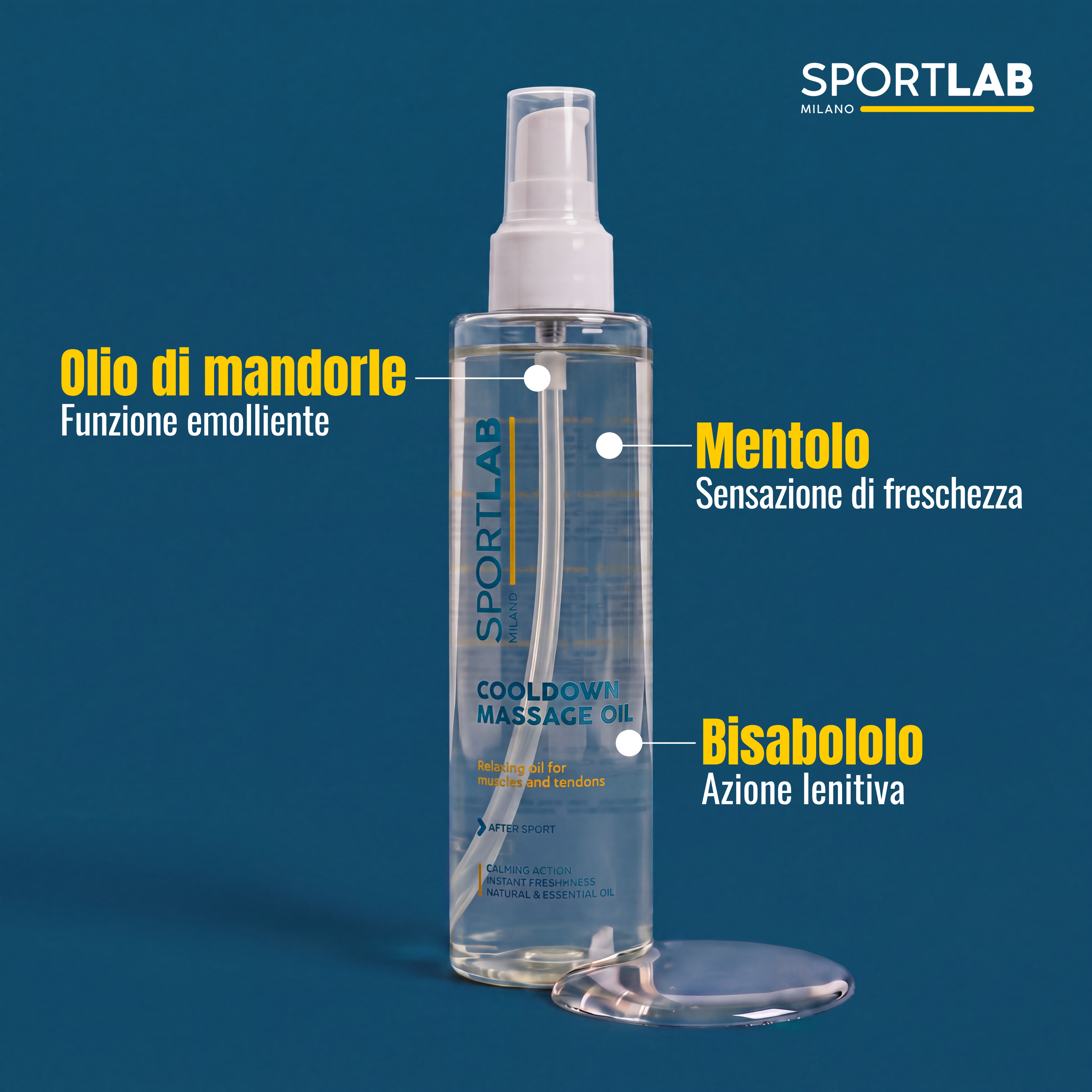 COOLDOWN MASSAGE OIL Multi Pack - SportLab Milano