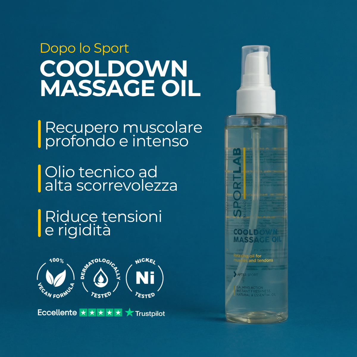 COOLDOWN MASSAGE OIL Multi Pack - SportLab Milano