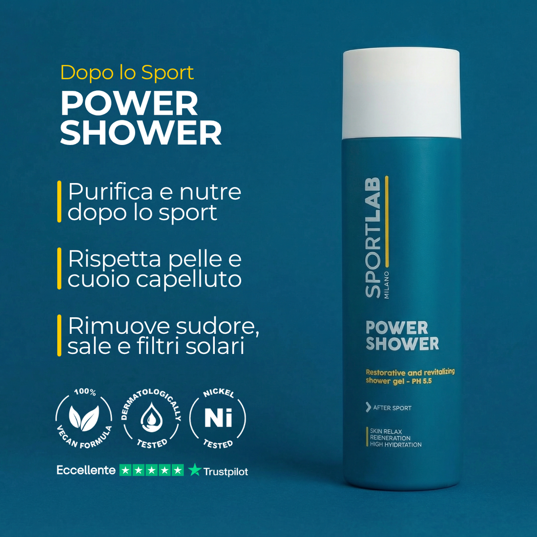 POWER SHOWER Multi Pack - SportLab Milano