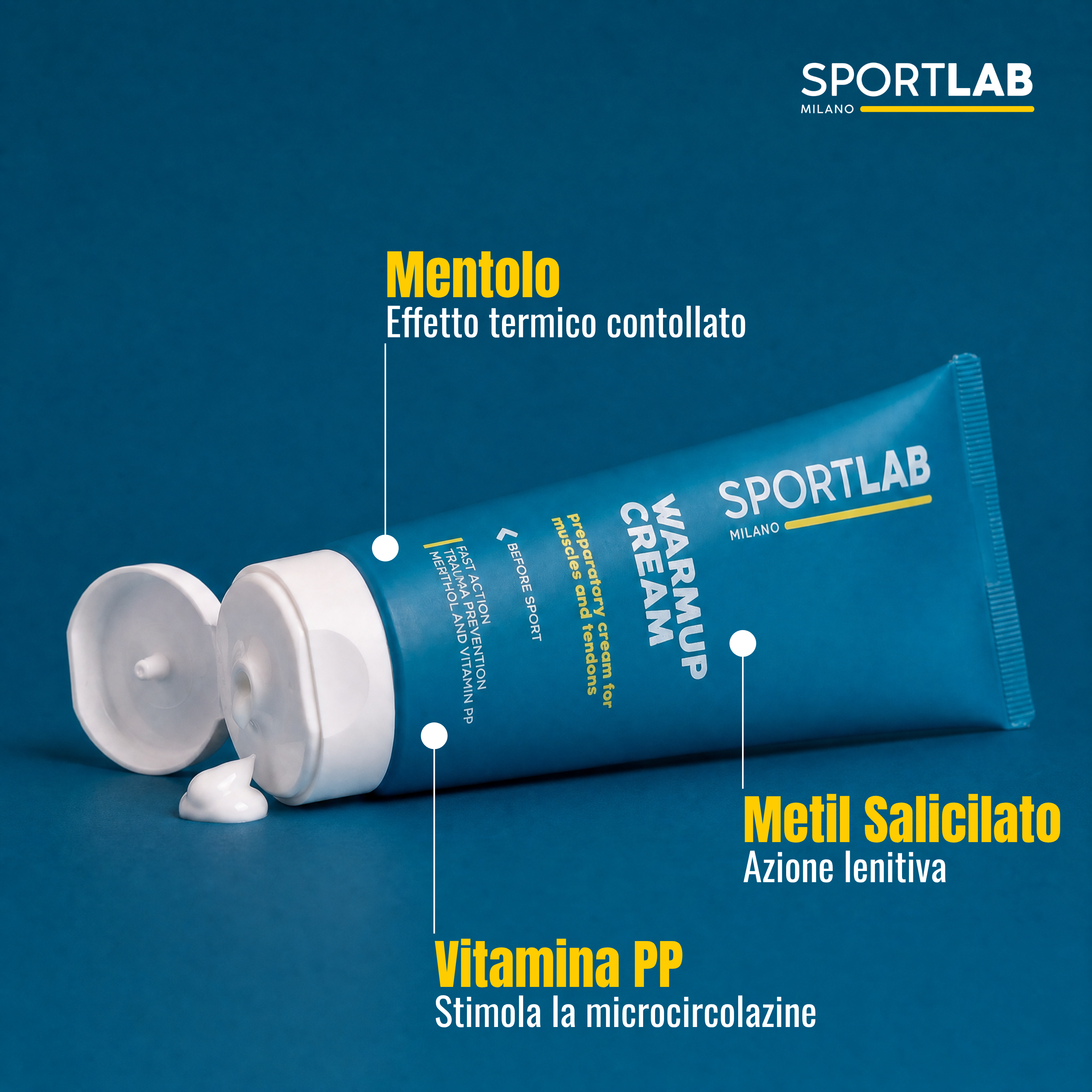WARMUP CREAM Multi Pack - SportLab Milano