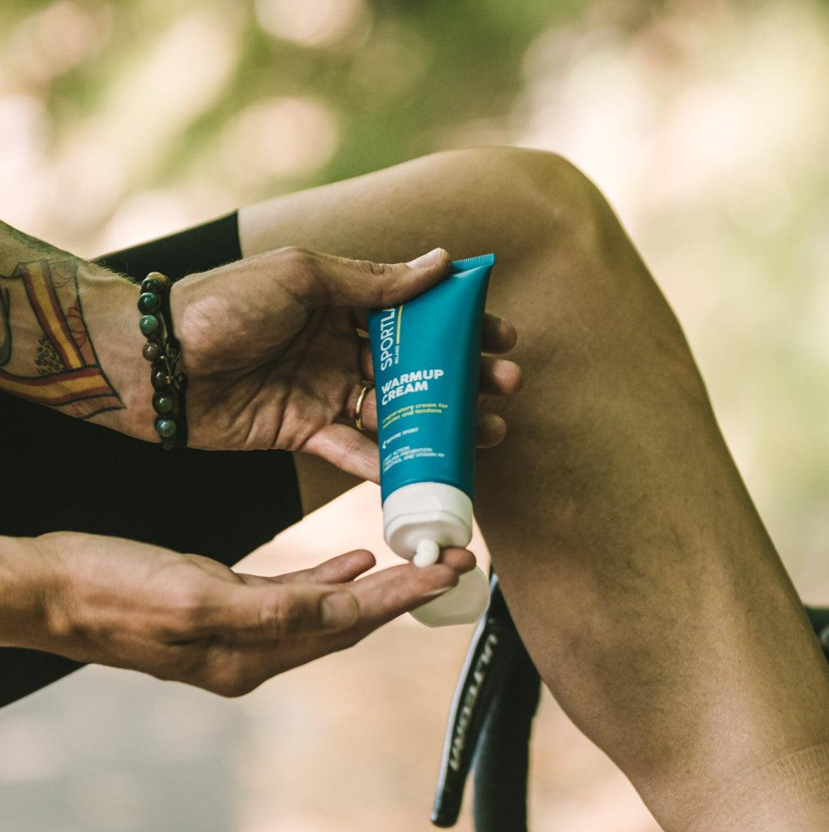 warmup cream crema preparatoria per muscoli SportLab Milano