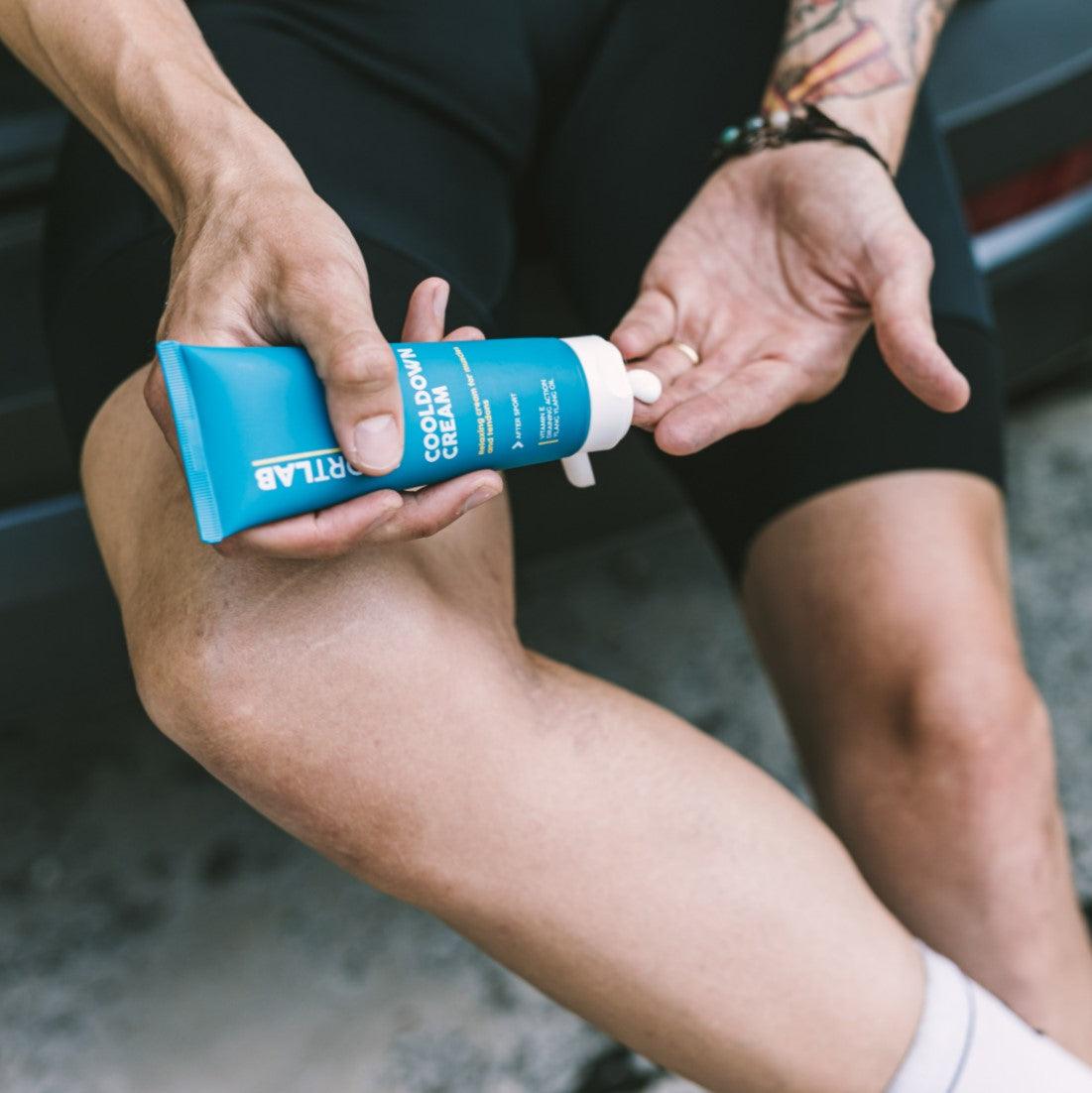 cooldown cream - crema defaticante per muscoli post allenamento SportLab Milano