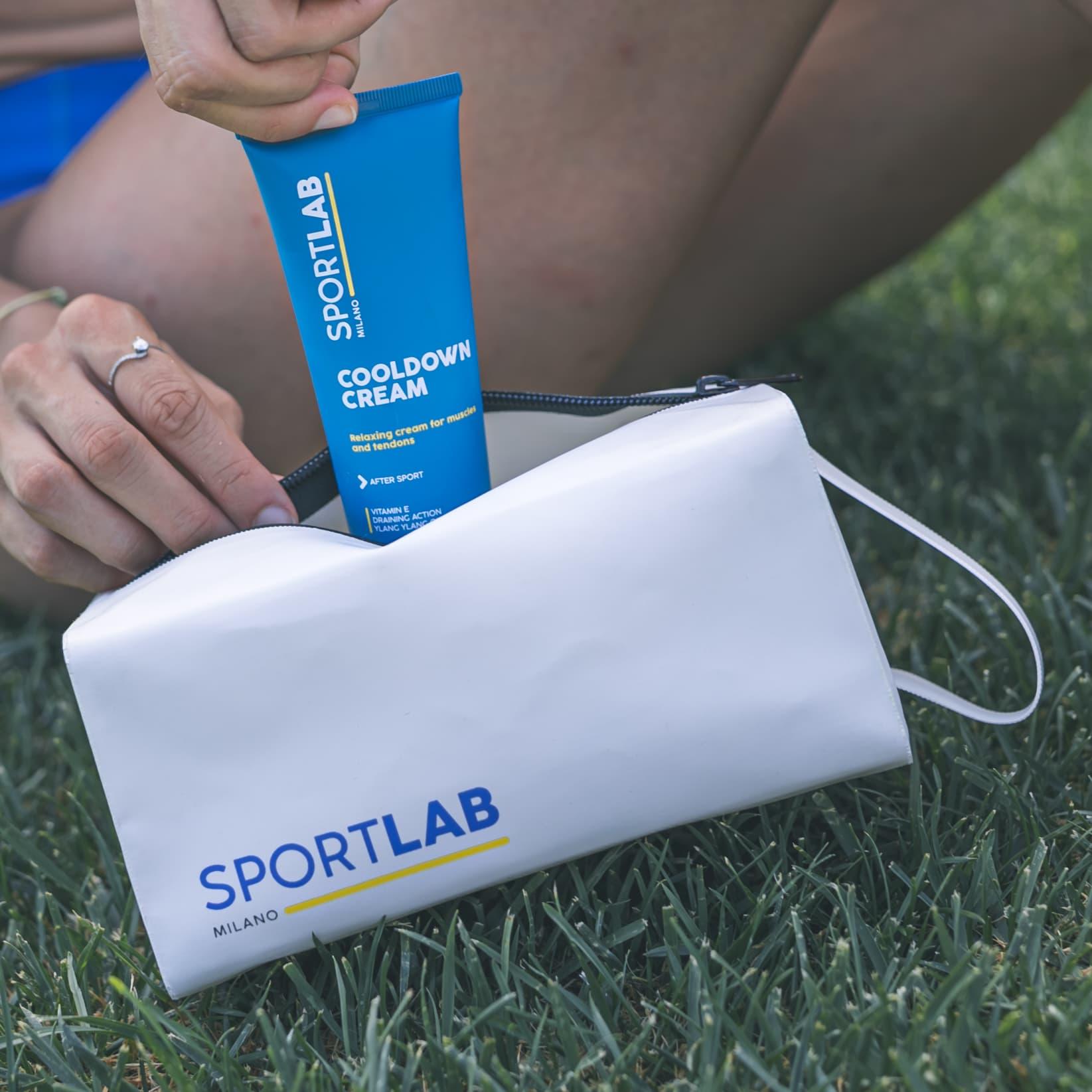 borsa per prodotti sportivi impermeabile sportcase bianca