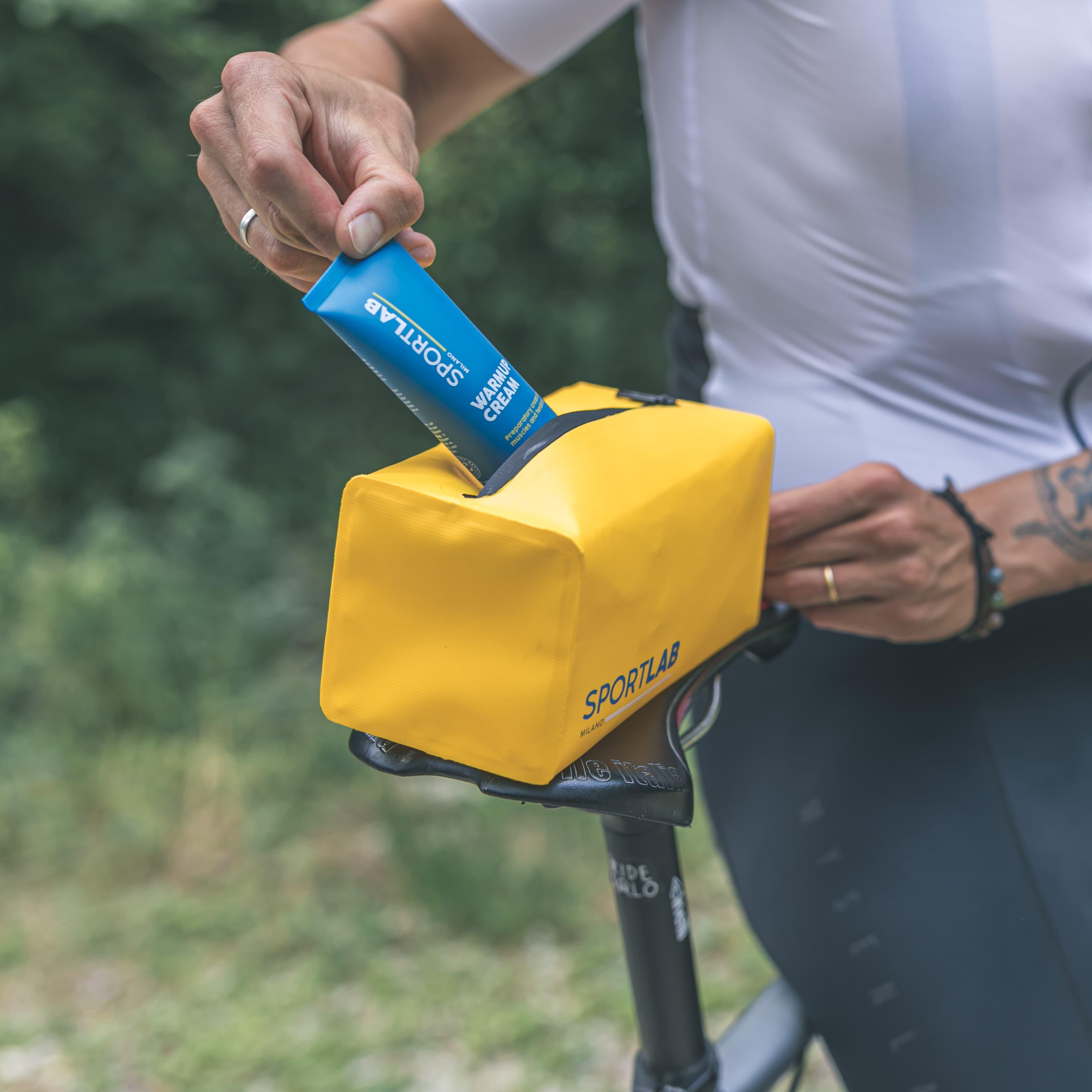 borsa per prodotti sportivi impermeabile sportcase gialla