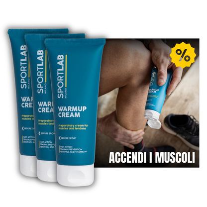 WARMUP CREAM Multi Pack - SportLab Milano