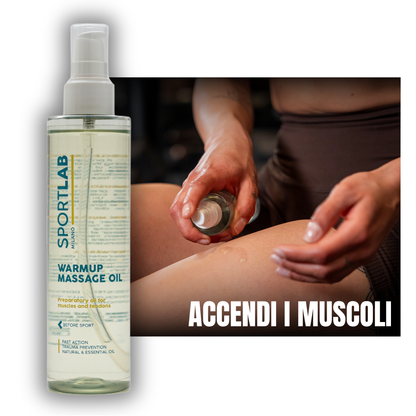 WARMUP MASSAGE OIL - SportLab Milano