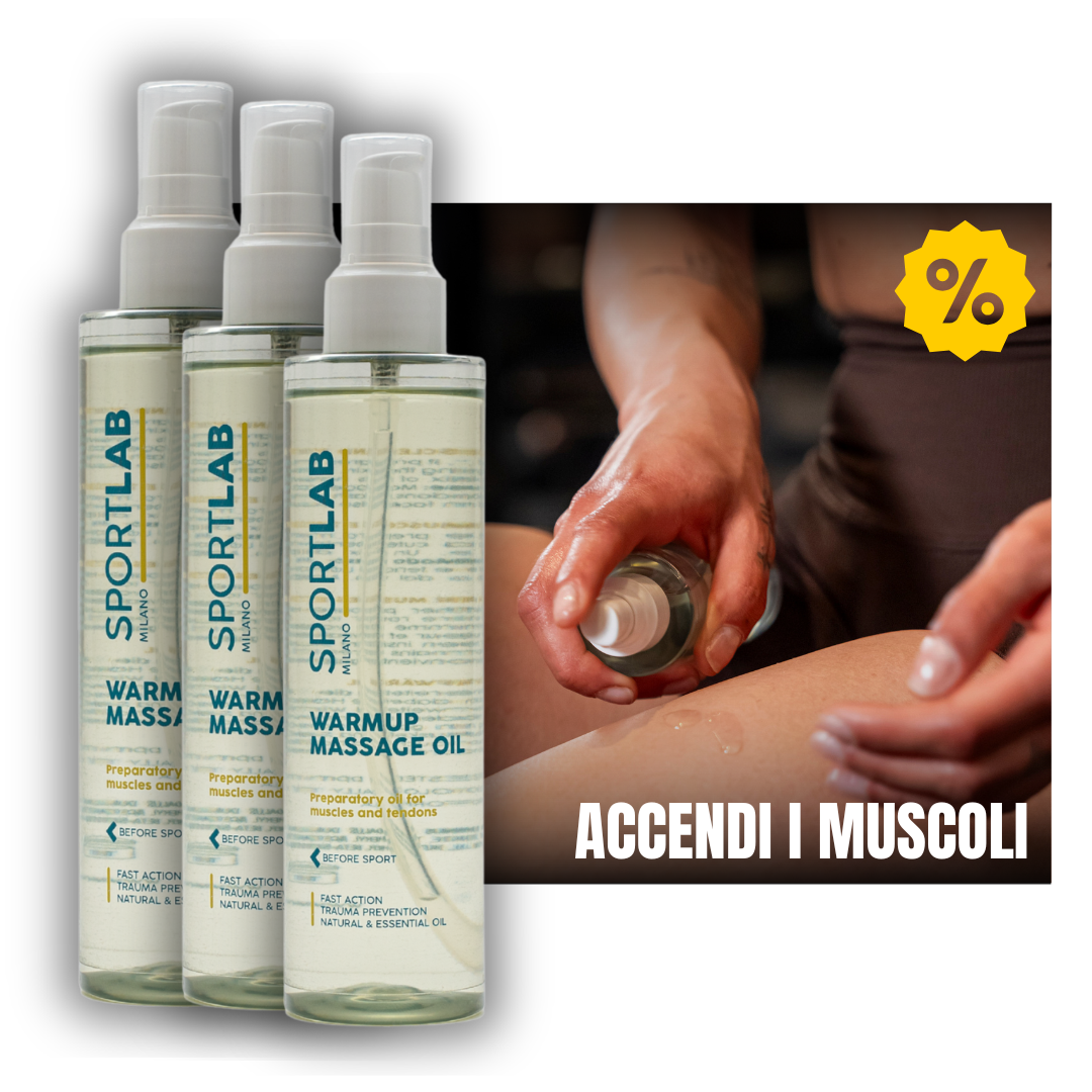 WARMUP MASSAGE OIL Multi Pack - SportLab Milano