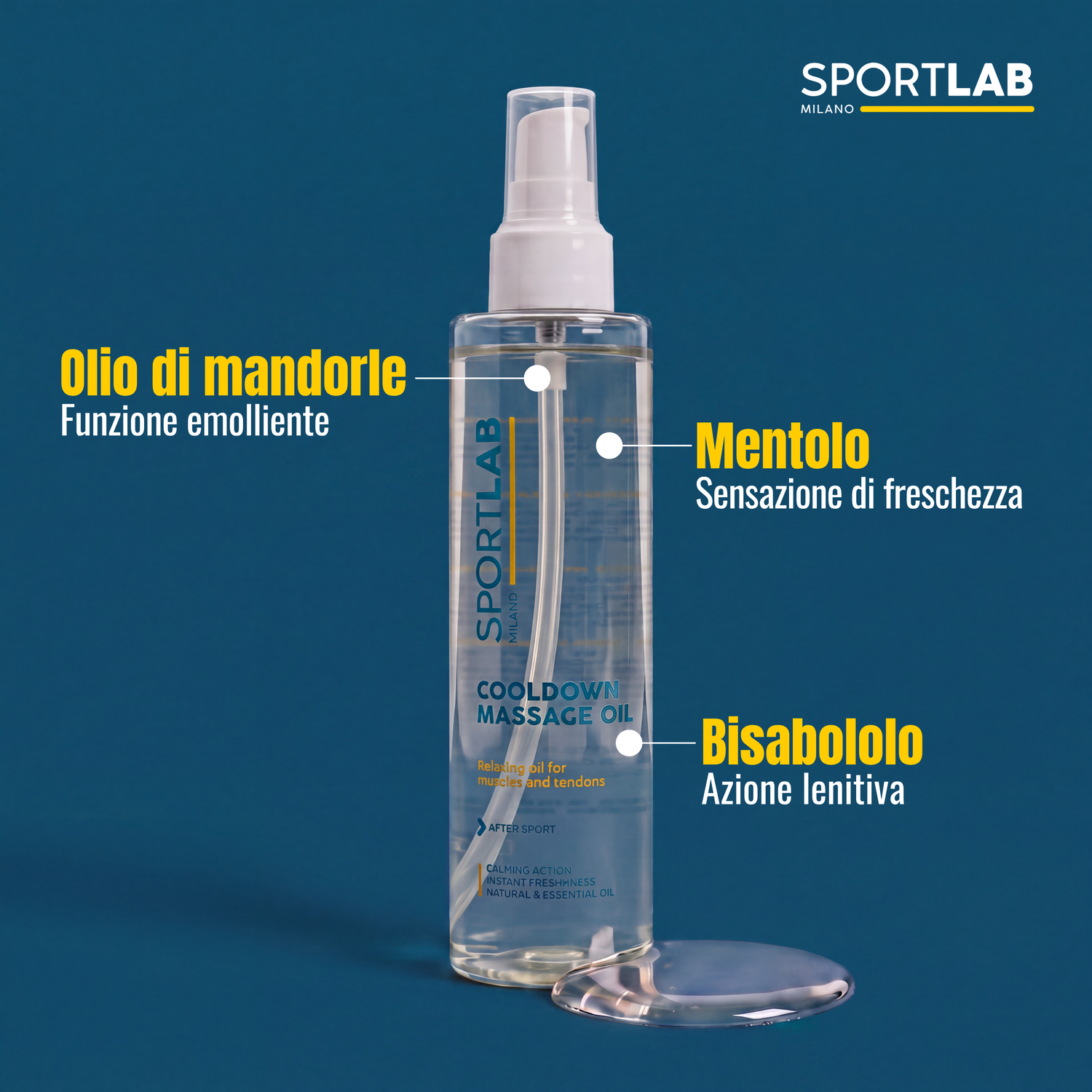 COOLDOWN MASSAGE OIL Multi Pack - SportLab Milano
