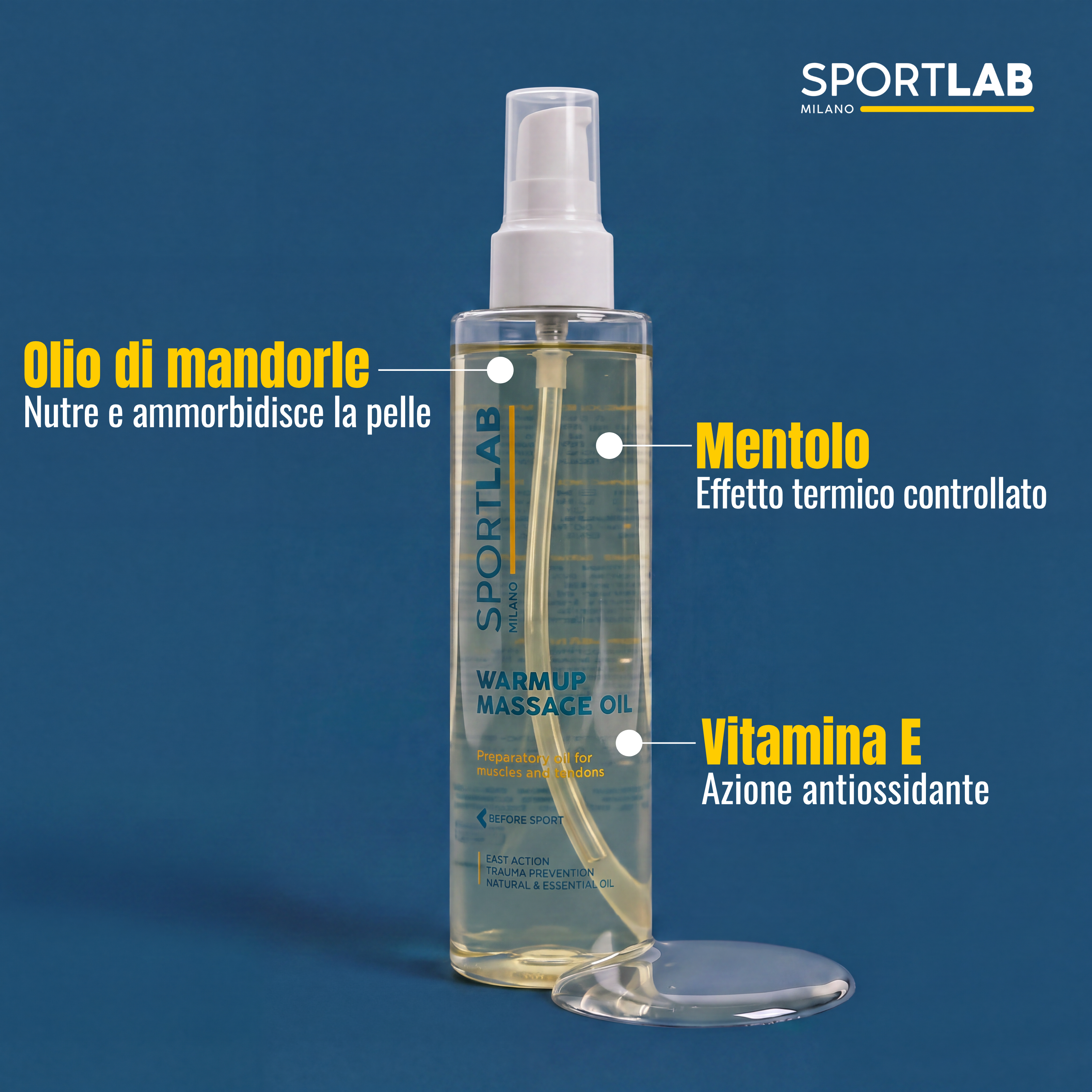 WARMUP MASSAGE OIL Multi Pack - SportLab Milano