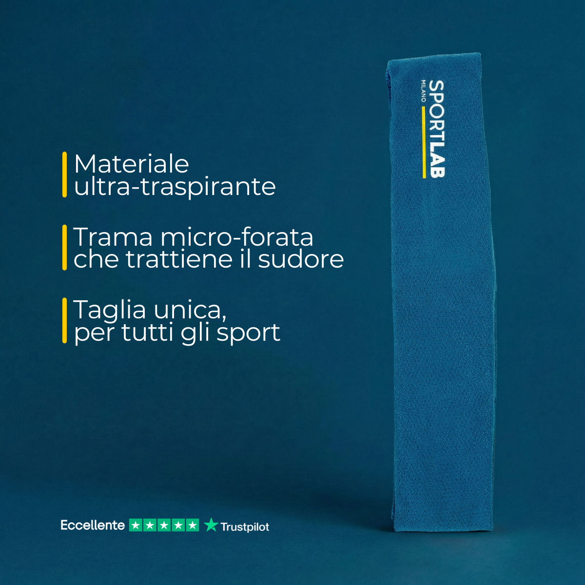 SPORTBAND BLUE - SportLab Milano