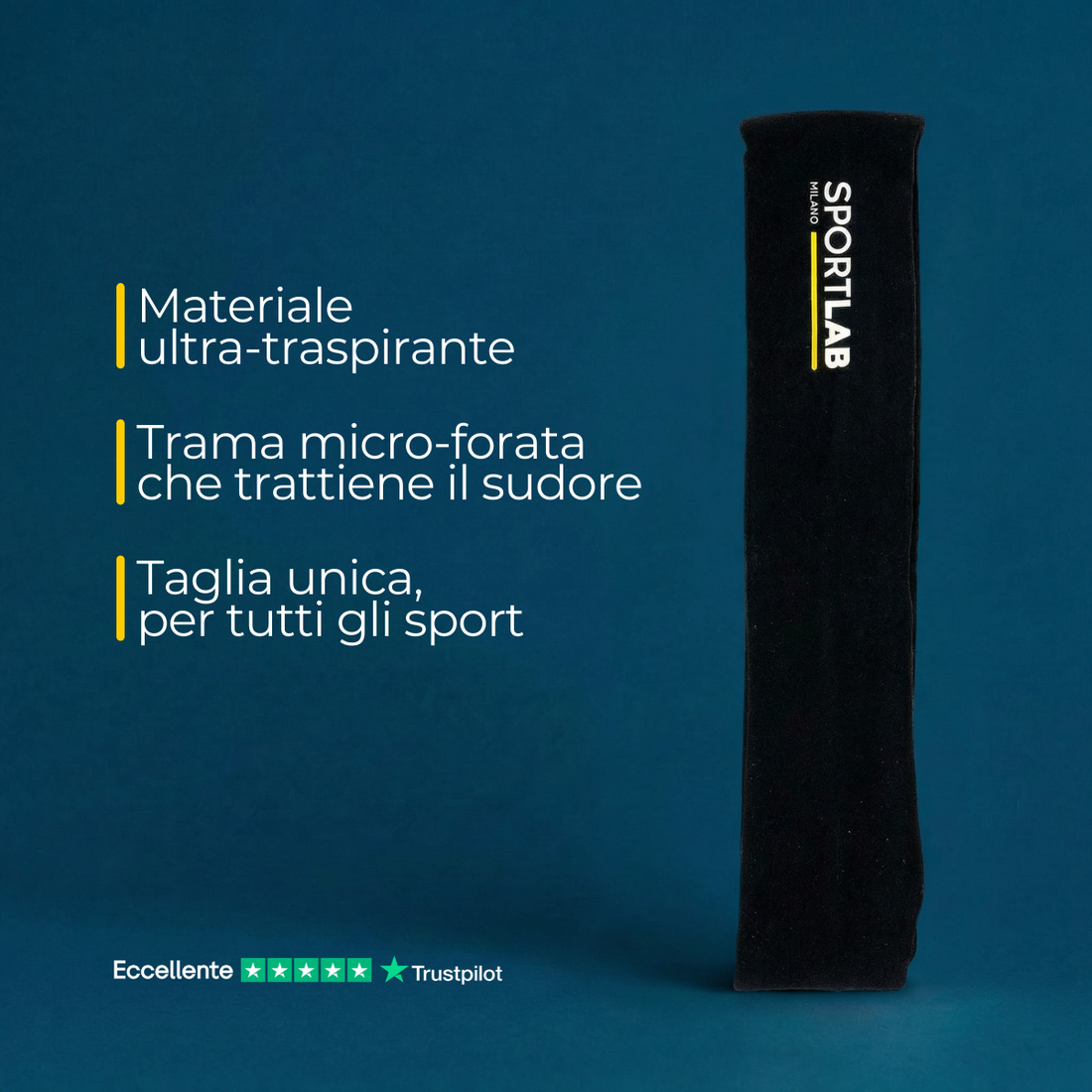 SPORTBAND NERA - SportLab Milano