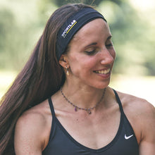 Load image into Gallery viewer, sportband nera fascia sportiva per capelli Sportlab Milano
